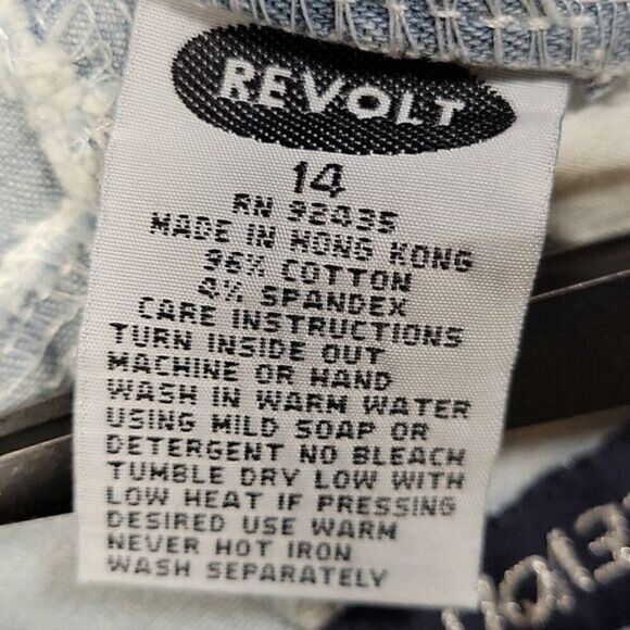 NWOT Revolt Sparkly Jeans Sz 14 - Picture 7 of 9